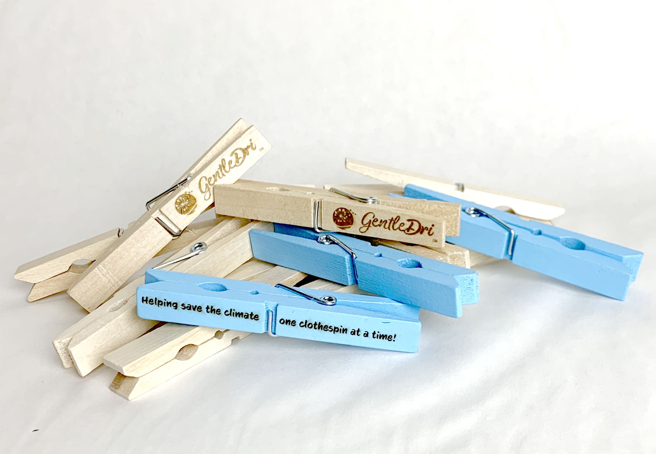 GentleDri™ Hardwood Clothespins — 4" (By the Dozen)