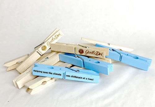GentleDri™ Hardwood Clothespins — 4" (By the Dozen)