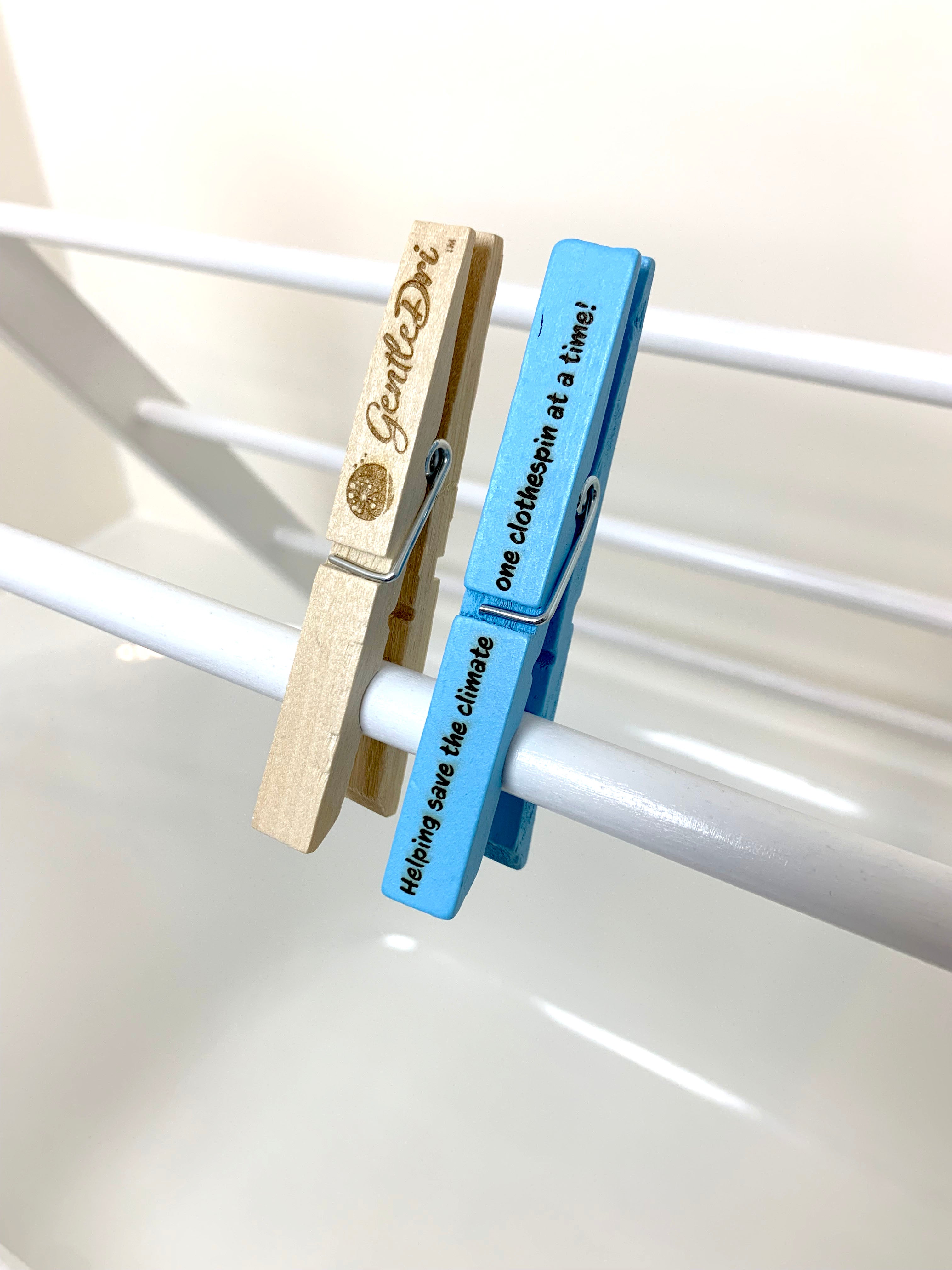 GentleDri™ Hardwood Clothespins — 4" (By the Dozen)