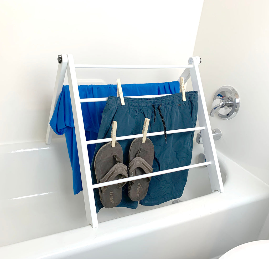 Drip-n-Dry! Clothes Drying Rack for over Tubs